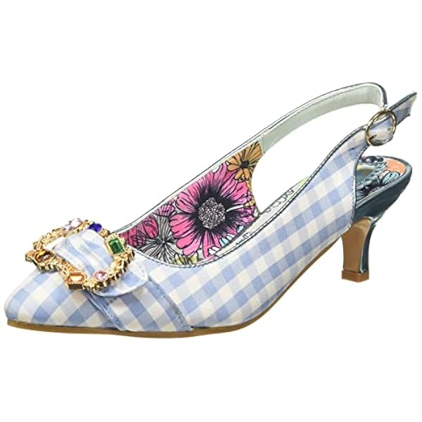 Joe Browns Zapatos con Hebilla de Tacón Gingham, Plataforma Mujer